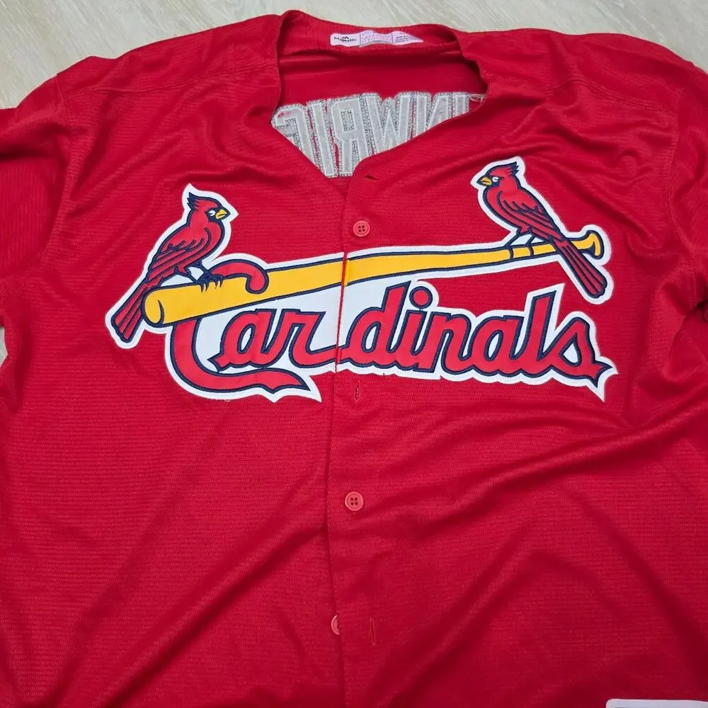 Adam Wainwright St. Louis Cardinals Jersey Number 50 Majestic MLB Size XL